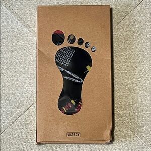 Men’s “I’d Rather Be Grilling” BBQ Print Socks